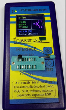 RT-219G Tranzisztor Teszter